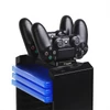 Kép 3/4 - FroggieX Charge & Disc Tower PS4 dual töltőállomás + lemez tartó állvány
