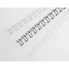 Kép 2/3 - Spirál, fém, 2:1, 6mm, 55lap, GBC "MultiBind 21", fehér, 100db/doboz