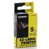 Kép 3/3 - Feliratozógép szalag, 9 mm x 8 m, CASIO, sárga-fekete