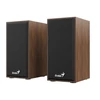 Kép 2/6 - Hangszóró, 2.0, 6W, USB táp, fa burkolat, GENIUS "SP-HF180", barna