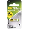 Kép 1/3 - GP High Voltage alkáli 27A (A27, MN27, A90) elem 1db/bliszter