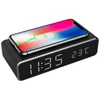 Kép 5/10 - Gembird DAC-WPC-01 Digital alarm clock with wireless charging function Black