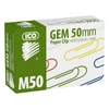 Kép 3/3 - Gemkapocs, 50mm, ICO, színes, 100db/doboz