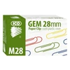 Kép 2/3 - Gemkapocs, 28mm, ICO, színes, 100db/doboz