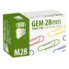 Kép 3/3 - Gemkapocs, 28mm, ICO, színes, 100db/doboz
