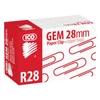 Kép 3/3 - Gemkapocs, 28mm, ICO, réz, 100db/doboz