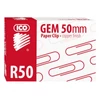 Kép 2/3 - Gemkapocs, 50mm, ICO, réz, 100db/doboz