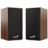 Kép 1/6 - Hangszóró, 2.0, 6W, USB táp, fa burkolat, GENIUS "SP-HF180", barna