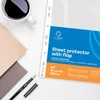 Kép 5/5 - Genotherm lefűzhető, A4, 150 micron oldalt hajtófüllel Bluering® 10 db/csomag,