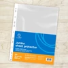 Kép 2/5 - Genotherm lefűzhető, A4, 180 micron jumbo katalógustartó Bluering® 10 db/csomag,