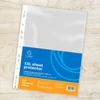 Kép 2/4 - Genotherm lefűzhető, A4, XXL 90 micron 250x310mm, Extra SZÉLES víztiszta Bluering® 50 db/csomag,