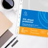 Kép 4/4 - Genotherm lefűzhető, A4, XXL 90 micron 250x310mm, Extra SZÉLES víztiszta Bluering® 50 db/csomag,