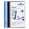 Kép 3/5 - Gyorsfűző, A4, széles, panorámás, DURABLE "DURAPLUS®", kék