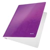 Kép 8/9 - Gyorsfűző, laminált karton, A4, LEITZ "Wow", lila