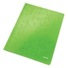 Kép 7/9 - Gyorsfűző, laminált karton, A4, LEITZ "Wow", zöld