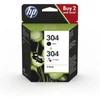 Kép 2/6 - HP 3JB05AE No.304 (N9K05AE+N9K06AE) fekete/színes multipack (eredeti)