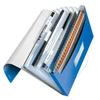 Kép 8/8 - Harmonikamappa, A4, PP, 6 rekeszes, LEITZ "Wow", kék