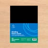 Kép 2/5 - Hátlap, A4, 230 g. bőrhatású 100 db/csomag, Bluering® fekete