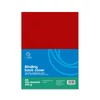 Kép 1/4 - Hátlap, A4, 230 g. bőrhatású 100 db/csomag, Bluering® sötétpiros