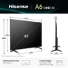 Kép 6/8 - Hisense 43" 43A6Q 4K UHD Smart LED TV