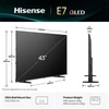 Kép 6/8 - Hisense 43" 43E7Q 4K UHD Smart QLED TV