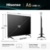 Kép 6/8 - Hisense 75" 75A6Q 4K UHD Smart LED TV