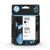 Kép 1/4 - HP 6ZD17AE No.305 3YM61AE+3YM60AE fekete+színes tintapatron (eredeti)