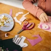 Kép 5/6 - Olló, óvodai, 13 cm, FISKARS, csillámos rózsaszín