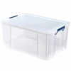 Kép 2/2 - Műanyag tároló doboz, átlátszó, 70 liter, FELLOWES, "ProStore™"