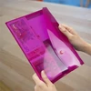 Kép 6/6 - Irattartó tasak, A5, patentos, RAPESCO "Eco", áttetsző vegyes színek