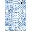 Kép 1/2 - Füzet, tűzött, A4, kockás, 80 lap, COOL BY VICTORIA "Mediterrain patterns"