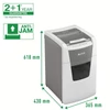 Kép 20/21 - Iratmegsemmisítő, mikrokonfetti, 150 lap, LEITZ "IQ AutoFeed Office 150 P5 Pro"