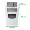 Kép 12/13 - Iratmegsemmisítő, konfetti, 10 lap, LEITZ "IQ Slim Home Office"