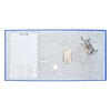 Kép 2/4 - Iratrendező A4, 7,5cm,lapraszerelt, Bluering® Smart kék