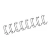 Kép 4/4 - Spirál, fém, 3:1, 6mm, 21-35lap, FELLOWES, ezüst, 100db/doboz