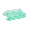 Kép 2/2 - Irattálca műanyag 550 extra széles 345x270x67mm, Bluering®, áttetsző zöld