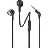 Kép 1/2 - JBL T205BLK mikrofonos fekete fülhallgató