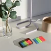 Kép 3/3 - Jelölőcímke 12x45mm, 5x25lap, műanyag 5szín/bliszter, adagolón Bluering®