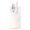 Kép 2/2 - Szalvéta, 1/8 hajtogatott, 3 rétegű, 39x40 cm, TORK "Soft Bon Appetit Cutlery Pocket", decor