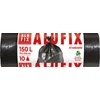 Kép 1/2 - Szemeteszsák, 150 l, 10 db, 80x105 cm, 35 µ, ALUFIX, fekete