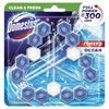 Kép 1/3 - WC fertőtlenítő, 3 db-os, DOMESTOS "Power 5", óceán
