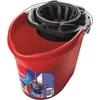 Kép 3/4 - Felmosóvödör, csavarókosárral, VILEDA "Supermop", piros
