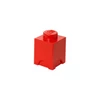 Kép 1/3 - Tárolódoboz, szögletes, LEGO, piros