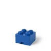 Kép 2/3 - Tárolódoboz, fiókos, LEGO "Brick", kék