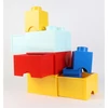 Kép 3/8 - Tárolódoboz, fiókos, LEGO "Brick", sárga