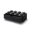Kép 2/2 - Tárolódoboz íróasztalra, fiókos, LEGO "Brick 4x2", fekete