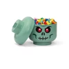 Kép 3/3 - Tárolódoboz, fej, kicsi, LEGO, Green Skeleton