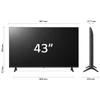 Kép 6/7 - LG 43" 43UR78003LK 4K UHD Smart LED TV
