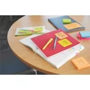 Kép 2/3 - Öntapadó jegyzettömb, 76x76 mm, 350 lap, 3M POSTIT "Super Sticky", sárga