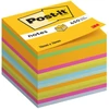 Kép 2/7 - Öntapadó jegyzettömb, 76x76 mm, 450 lap, 3M POSTIT, vegyes színek